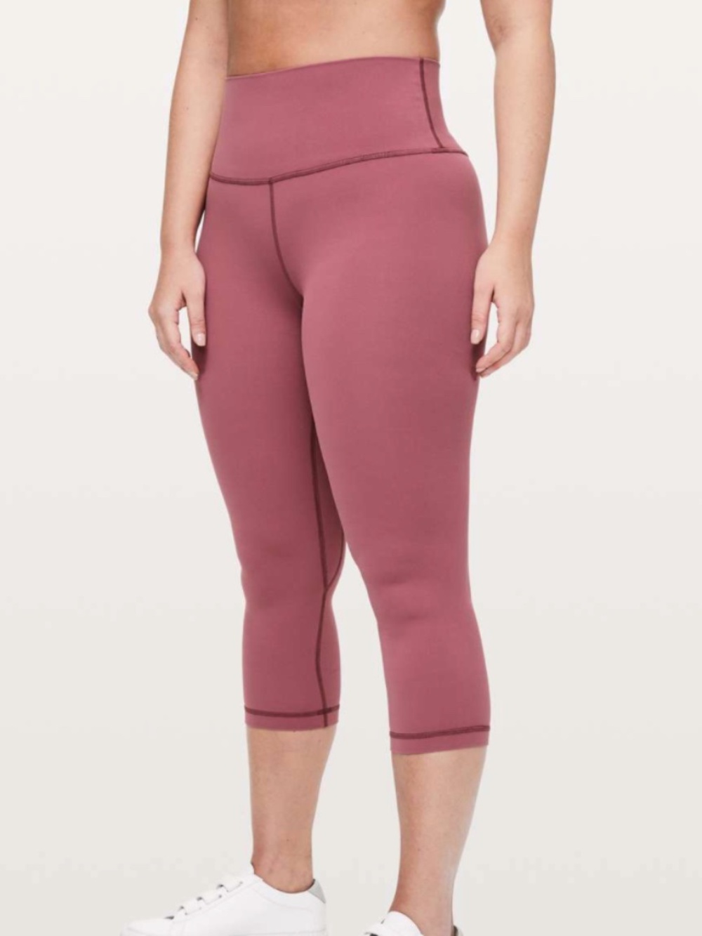 Lululemon Align Crop *21" Misty Merlot Size 6